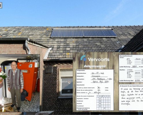 Kundenreferenz Solaranlage von Vervoorts Kleve